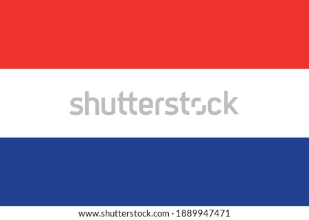 National flag of the country of the Netherlands. Dutch flag. The symbol of the Kingdom of the Netherlands. Kings Day. Liberation day. A constitutional monarchy. Elections. Holland.