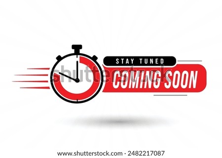 vector Creative coming soon banner design 
