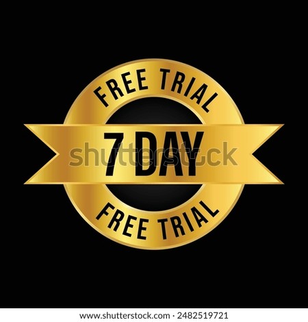  Seven Days Trial Unique Vector Design
