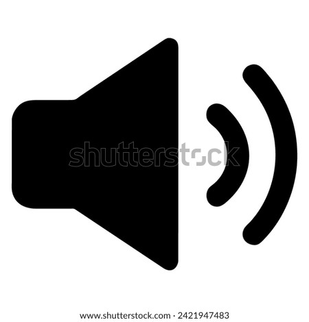 sound button icon in trendy flat style  vector icon