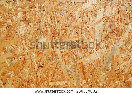 Particleboard background made from used wood