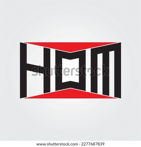 HOM LOGO , AON LETTER LOGO, AON LETTER LOGO, ABSTRACT LOGO, MINIMAL , BRAND,  NEW