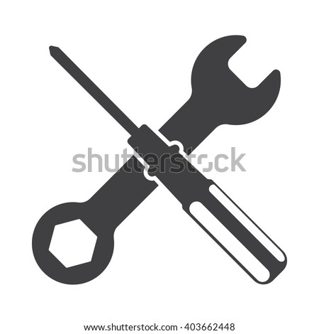 Tools icon Vector Illustration on the white background.