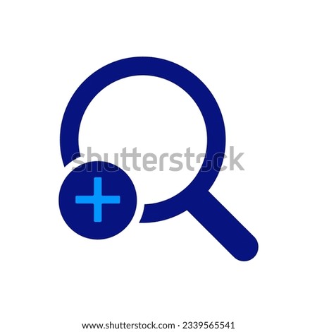 Magnifying glass zoom in plus sign. Zoom Tool. Search for Specific Record Types in Self Service. File Viewer. Zoom Detailed Rounded Lineal icon. Transparency. 