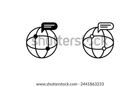 News icon design with white background stock illustration