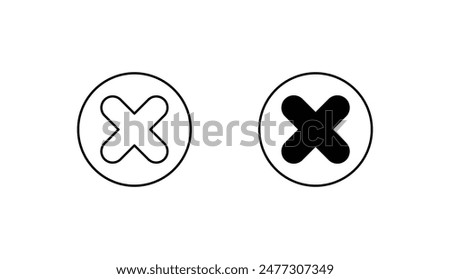 Multiply icon design with white background stock illustration