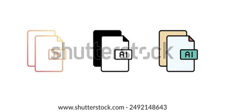 Css icon design with white background stock illustration