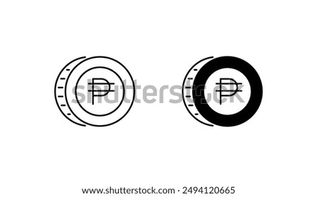 Philippine icon design with white background stock illustration