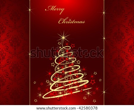 Christmas Background Stock Vector Illustration 42580378 : Shutterstock