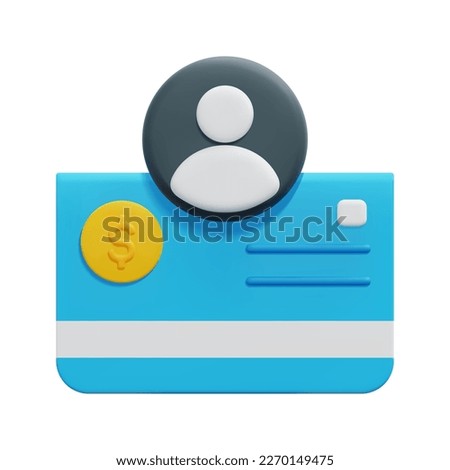 3d bank account icon vector. Isolated on white background. 3d banking, business and finance concept. Cartoon minimal style. 3d account icon vector render illustration.