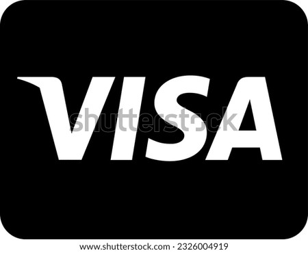 Presenting abstract cc-visa Brand Logo