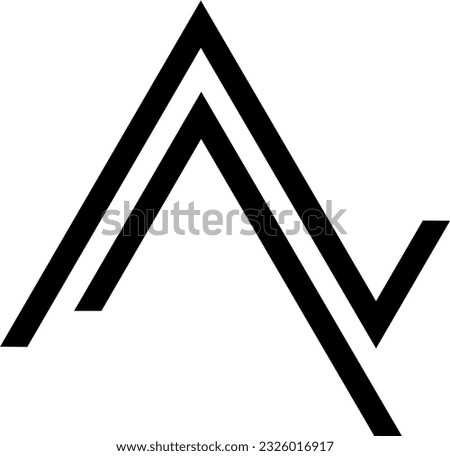 Presenting abstract think-peaks Brand Logo