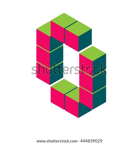 Isometric Pixel Type Download Free Vector Art Stock Graphics Images