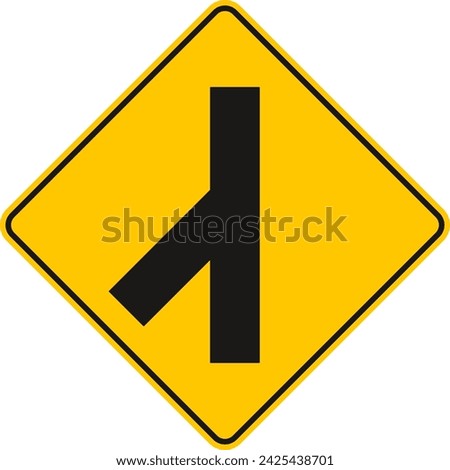 Traffic merges from the left or right, thru Traffic merges left or right, Traffic Sign , Vector, symbol, transport icon