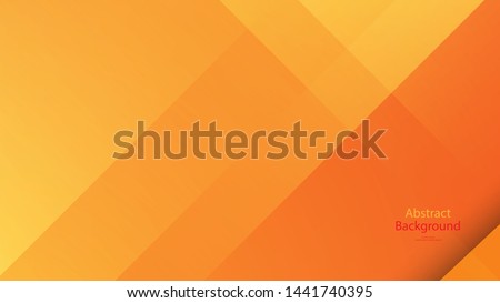 Warm tone and Orange color background abstract art vector