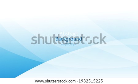 blue color abstract curved gradient background, vector art