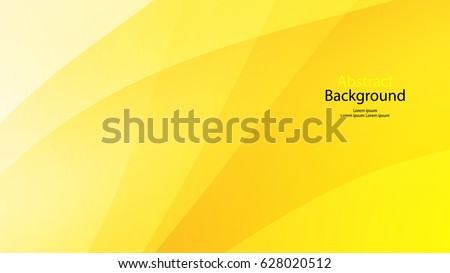 Yellow color background abstract art vector