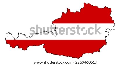 Vector Map of Austria. High Quality and Accurate.