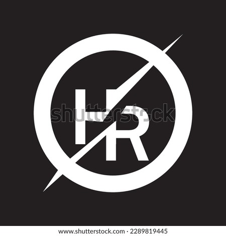 HR latter logo for your company