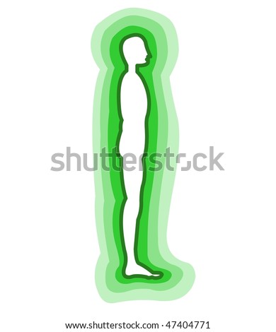 Human Energy Field Stock Vector Illustration 47404771 : Shutterstock