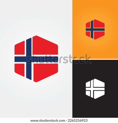 Cube Norway Logo Design Vector