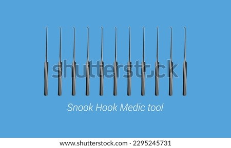 Snook Hook medical tool - necessary instruments used for spay surgery