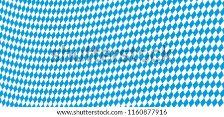 Seamless rhombus structure bavarian national colors. Eps 10 vector file. 