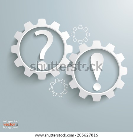 Gear machine with 2 bulbs on the grey background. Eps 10 vector file.