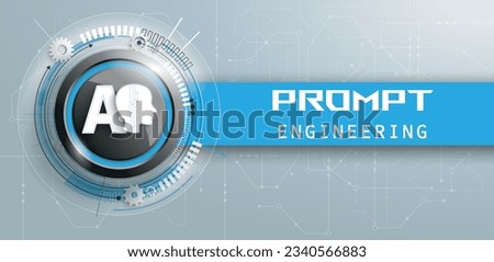 Prompt Engineering Button Circuit Board Banner