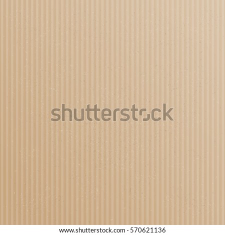 Brown and striped card board background. Eps 10 vector file.