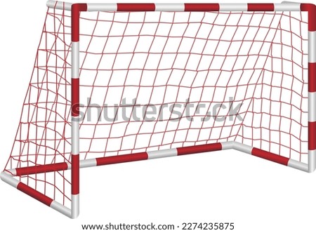 Similar – Image, Stock Photo Mini goals on the football field