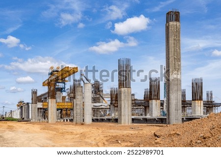 Similar – Image, Stock Photo Energy construction site