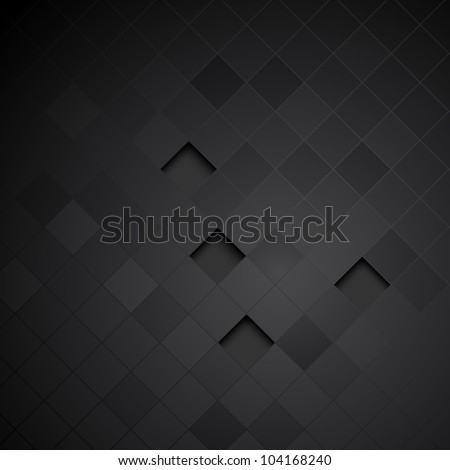 Abstract black background. Clip-art