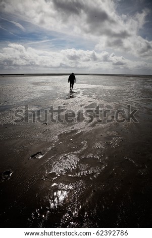 Similar – Image, Stock Photo The Wadden Sea World Heritage Site with coastal protection on the coast of the North Sea at the harbor of Norden near Norddeich in East Frisia in Lower Saxony, photographed in classic black and white