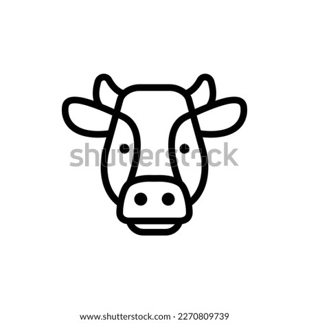 Animal Head, Animal Flat Icon Logo Illustration. Animal Icon-set. Suitable For Web Design, Logo, App.