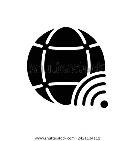 Wi-fi, Interface Flat Icon Logo Illustration. Interface Icon-set. Suitable For Web Design, Logo, App.