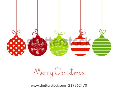 Christmas Ornaments Vector Free | Download Free Vector Art | Free-Vectors