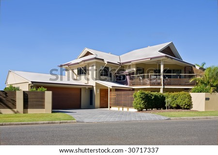 Modern architect designed house in Brisbane, Queensland, Australia