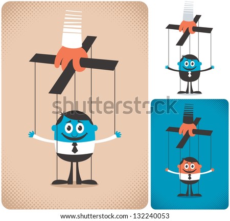 Similar – Image, Stock Photo shadow theatre (3) Man