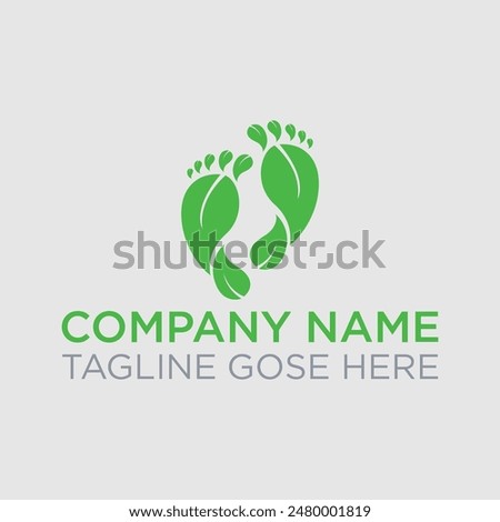 Foot Care Logo, Foot Clinic Logo Design Concept Vector Illustration, Foot Point Logo Template Design Vector, Emblem, Design Concept, Creative Symbol, Icon, Footprint Reflexology vector Logo Template.