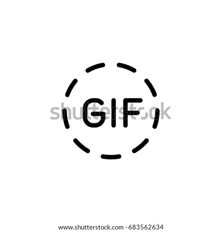 gif circle line icon
