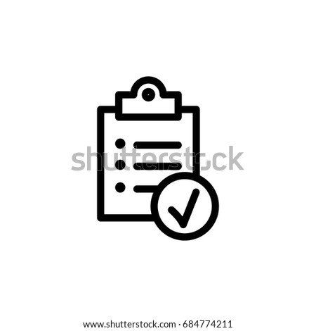 plan health schedule document page outline thin line black icon