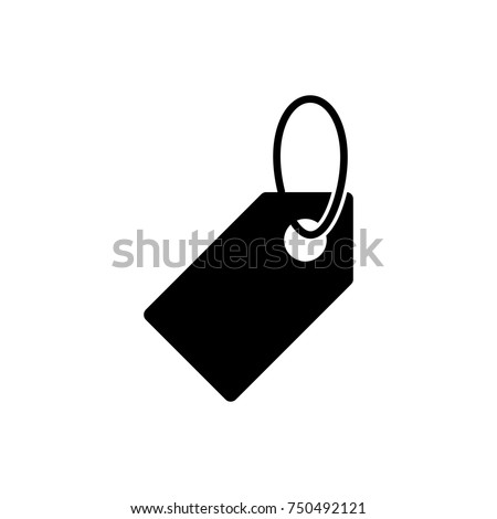 price tag sale sign label simple black icon