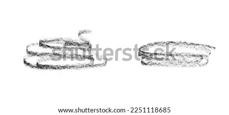 Oval. Set of textured banners for text selection. Geometric illustrations and hand-drawn pencil ellipses. Abstract blank shapes to highlight important information. Collection of decorative ovals.