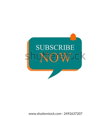 Subscribe button. Vector illustration. Subscribe icon, Template sign for subscribe to channel