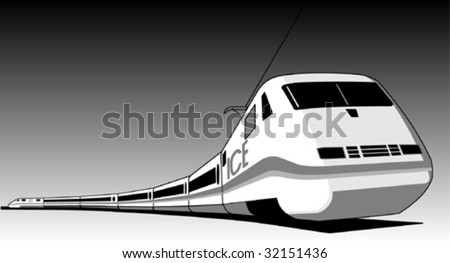 German Intercity Express, ICE, High Speed Train