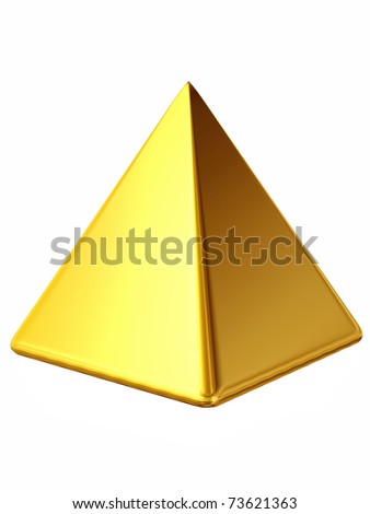 Golden Pyramid Stock Photo 73621363 : Shutterstock