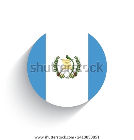 National flag of Guatemala icon vector illustration isolated on white background.