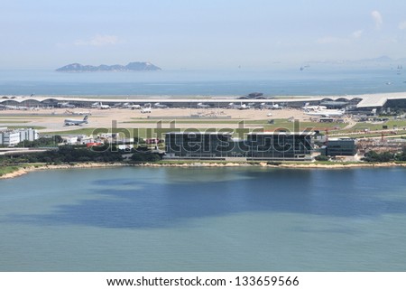 HONG KONG, CHINA - MARCH 31: Hong Kong International Airport on March 31, 2011 in Hong Kong, China . The airport is named the World\'s Best Airport in the annual passenger survey by Skytrax.