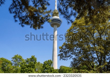 Similar – Image, Stock Photo Telecommunication tower Mannheim